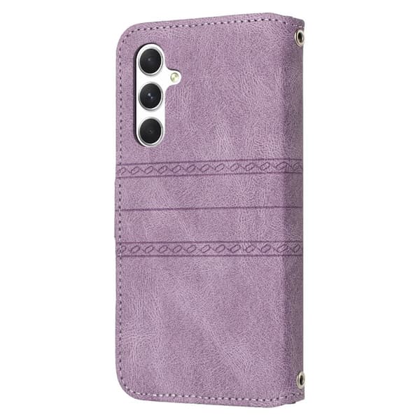 Plånboksfodral för Samsung Galaxy S26 Plus Konstläder - Lila