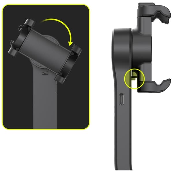 Araree Pod Gimbal 1X Selfiepinne med stativ – Svart