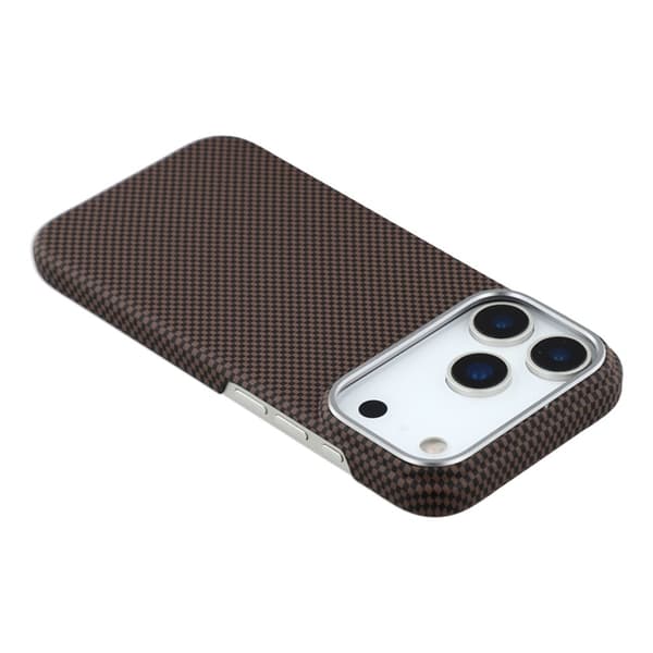 Mobilskal till iPhone 17 Pro MagSafe Carbon Fiber Brun