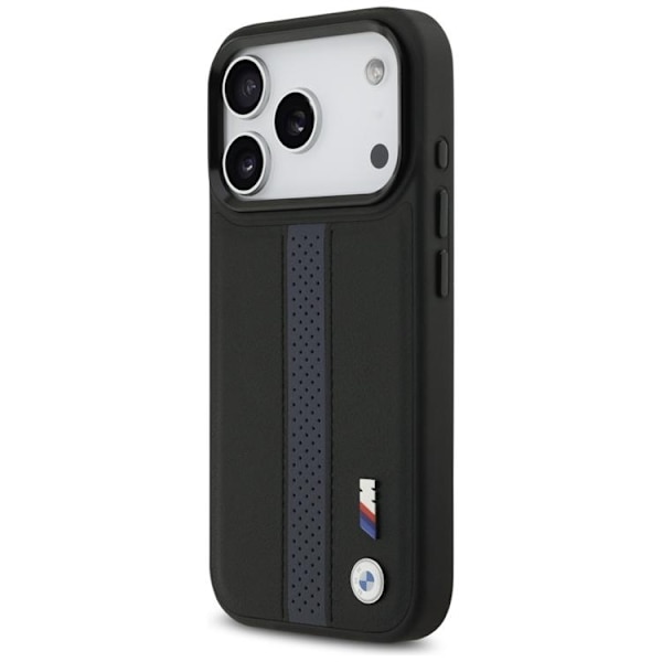 BMW Mobilskal till iPhone 17 Pro MagSafe M Perforated Stripe Logo - Blå Blå