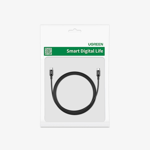 Ugreen US300 USB-C till USB-C kabel 480Mb/s 5A 2m - Svart