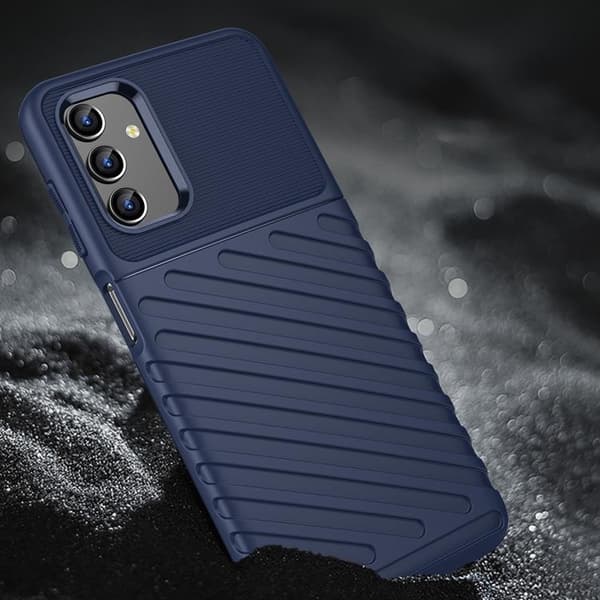 Thunder Flexible Armored Skal Galaxy A13 5G - Blå Blå
