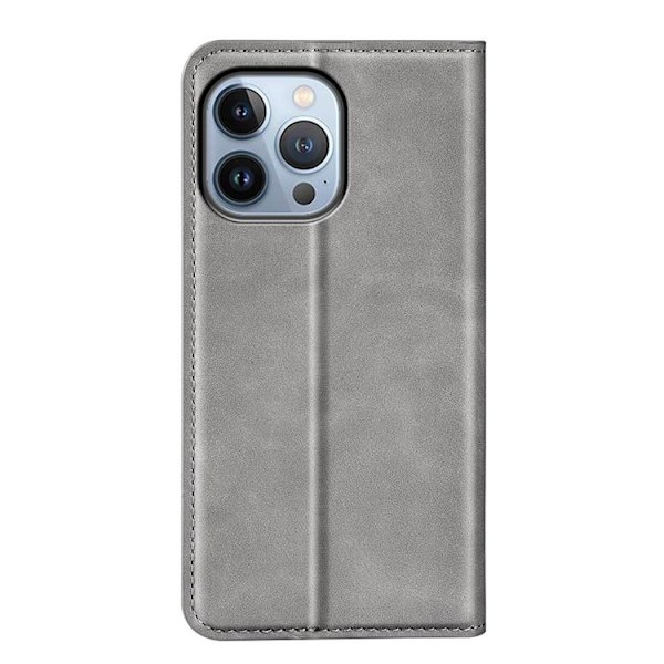 Folio iPhone 14 Pro Max Plånboksfodral  - Grå Gr