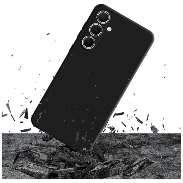3MK telefontaske til Galaxy A56 5G Matte Pro - Sort Svart