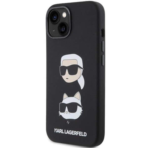 Karl Lagerfeld iPhone 15/14 Plus -puhelinkuori Silikoni Karl&Choupett