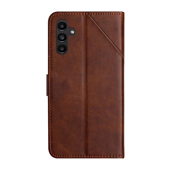 Plånboksfodral för Samsung Galaxy S26 Konstläder med handledsrem - Brun
