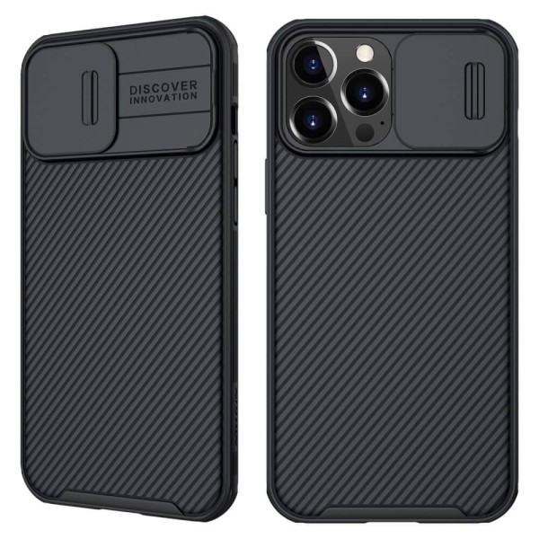 Nillkin CamShield silikonikotelo iPhone 13 Pro Max - musta Black