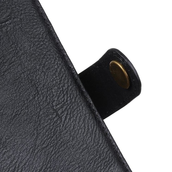 KHAZNEH Sony Xperia 5 IV lompakkokotelo PU nahkaa - musta