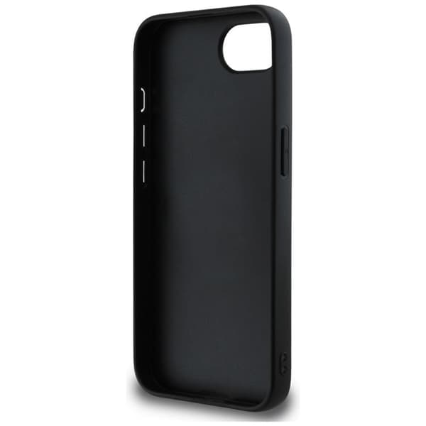 Guess Mobilskal till iPhone 16e Grained Big 4G Small Classic Logo Svart