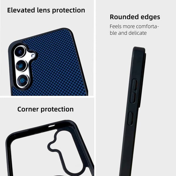 EYCASE Mobilskal för Samsung Galaxy S26 Plus Magnetiskt TPU - Mörkblå
