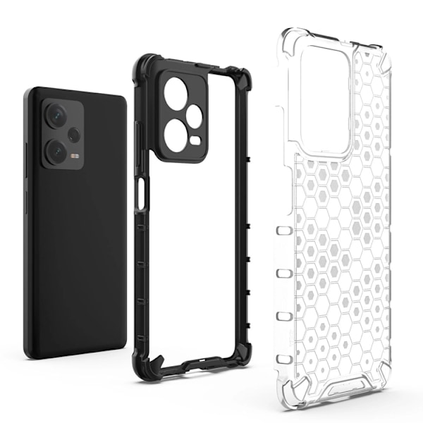 Xiaomi Redmi Note 12 Pro Plus Mobilskal Hybrid Honeycomb - Blå