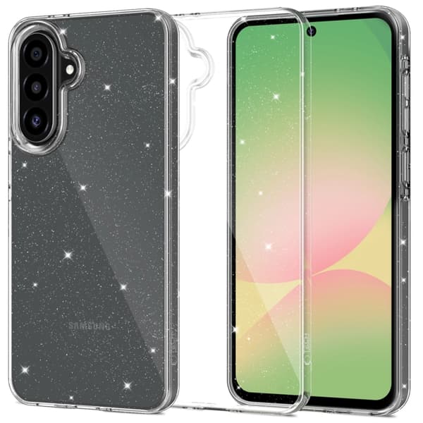 Tech-Protect Mobilcover Til Galaxy A57 Flexair - Glitter Transparent