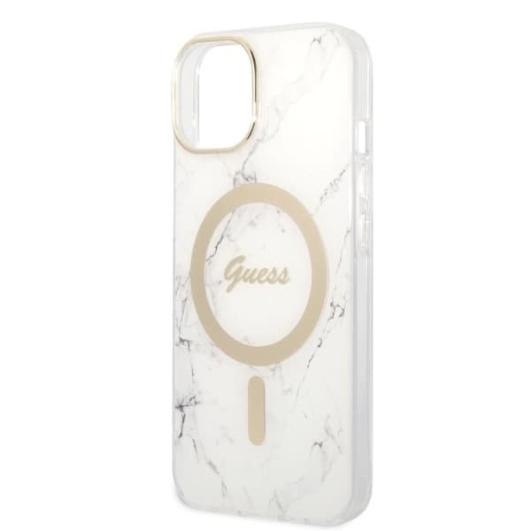 Guess Mobilskal till iPhone 14 / 15 / 13 MagSafe MagSafe Marble