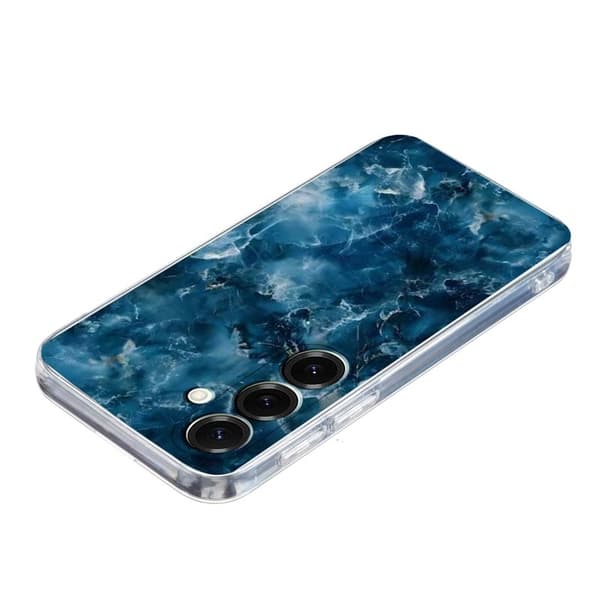 Samsung Galaxy S26 Plus Skal Marmortryck Mjuk TPU - Grå