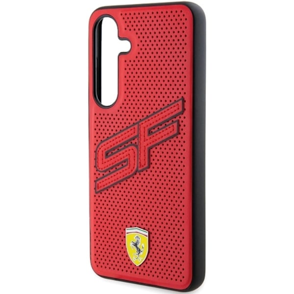 Ferrari Galaxy S24 Plus Mobilskal Big SF Perforated - Röd