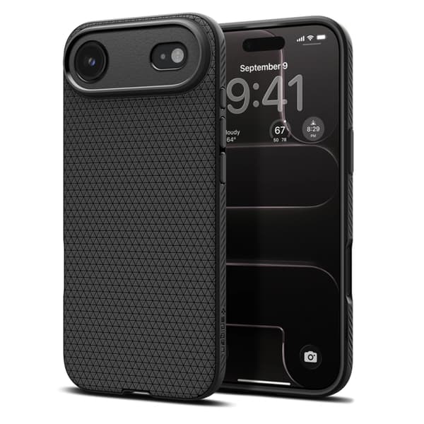 Spigen Mobilskal til Apple iPhone Air Liquid Air - Mat Sort Svart
