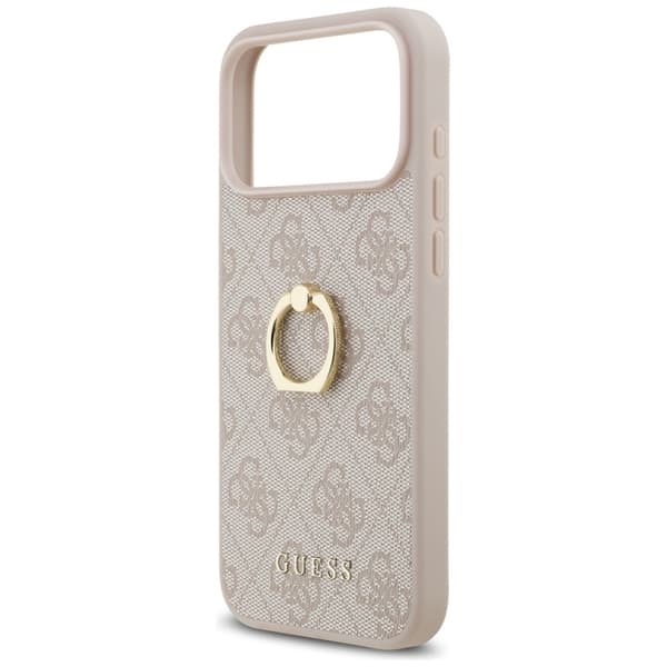 Guess Mobilskal till iPhone 17 Pro Max Ringställ - Rosa Rosa