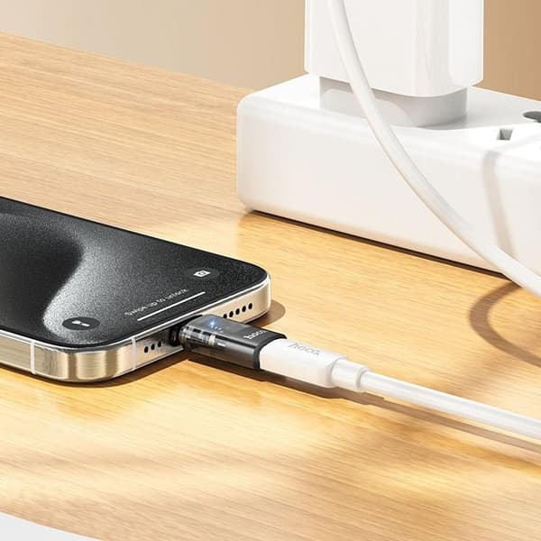 Hoco USB-C Till Lightning Adapter UA36D - Svart