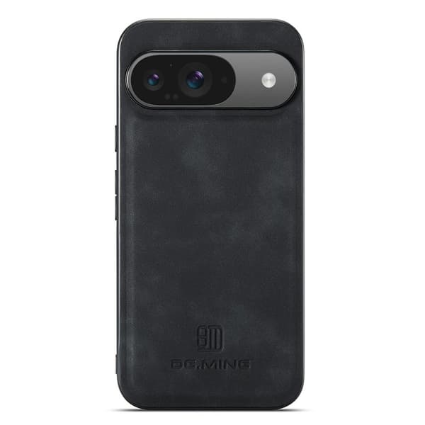 DG.MING Mobilskal till Google Pixel 10 Pro PU Läder Hybrid Svart