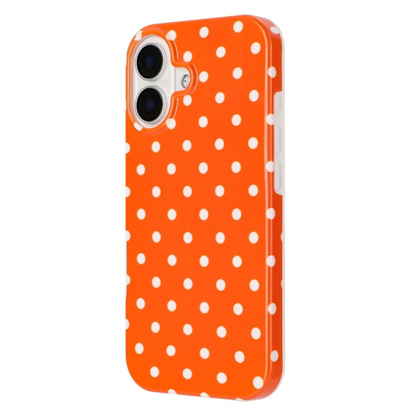 Mobilskal till iPhone 17 Dot Design Imd Tpu - Orange Orange