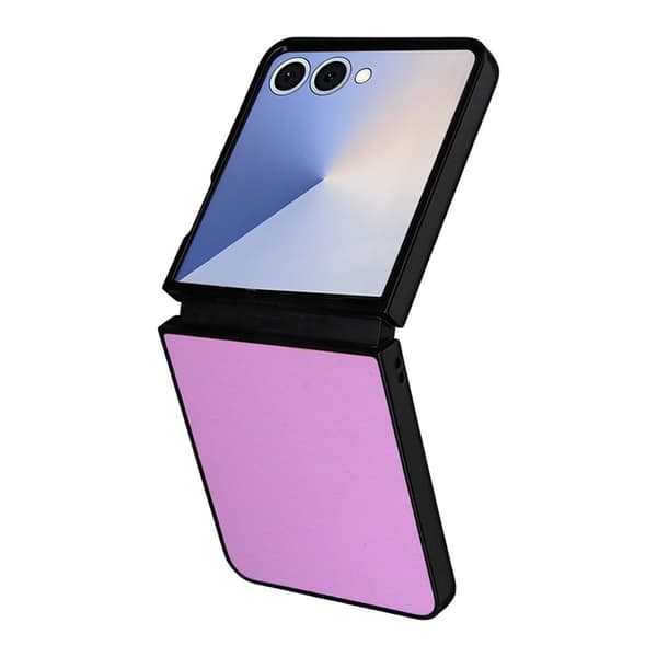 Mobilskal till Galaxy Z Flip7 PU Läder Protective - Lila Lila