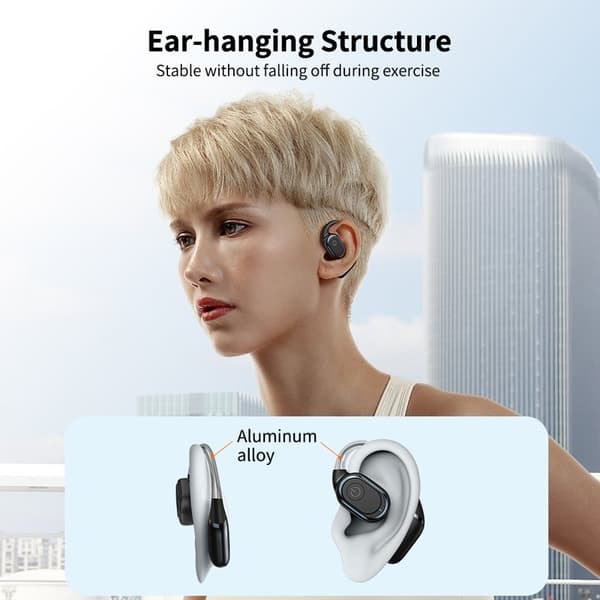 XUNDD W004 Öronhörlurar Bluetooth Öppen Design Beige