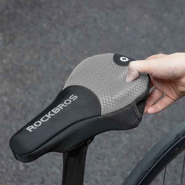 Rockbros Cykelsätesöverdrag Storlek S - Grå Grå