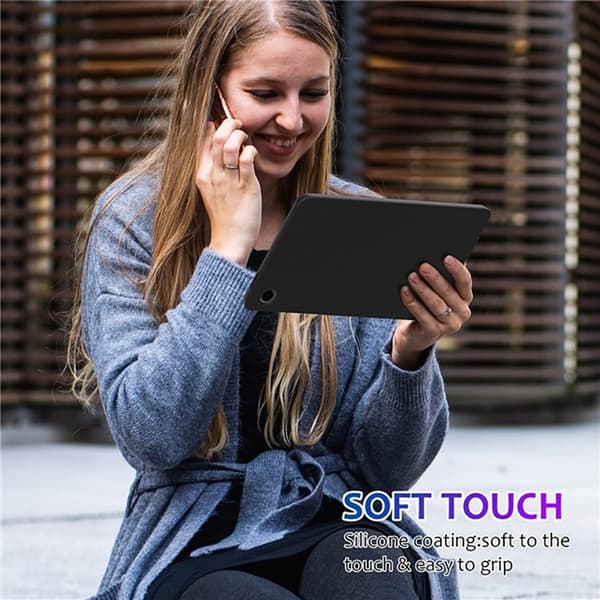 Mobilskal till Galaxy Tab A9 Silikon Anti-Scratch Svart