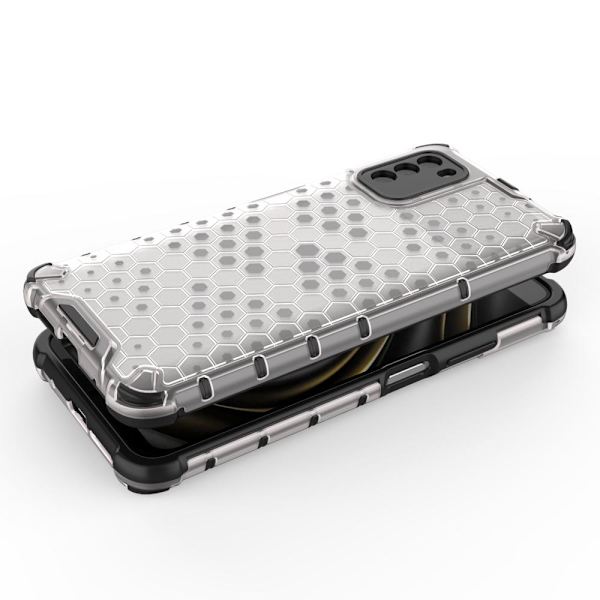 Honeycomb Armor Bumper Skal Xiaomi Poco M3 / Redmi 9t - Transpar