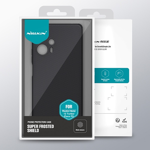 Nillkin Xiaomi Redmi Note 12 Turbo/Poco F5 Mobilskal Super Svart
