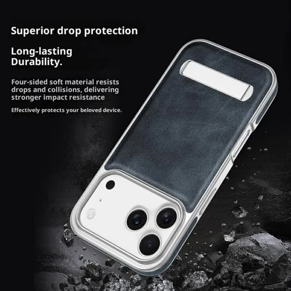 Mobilskal till iPhone 17 Pro Matte Electroplated - Svart Svart
