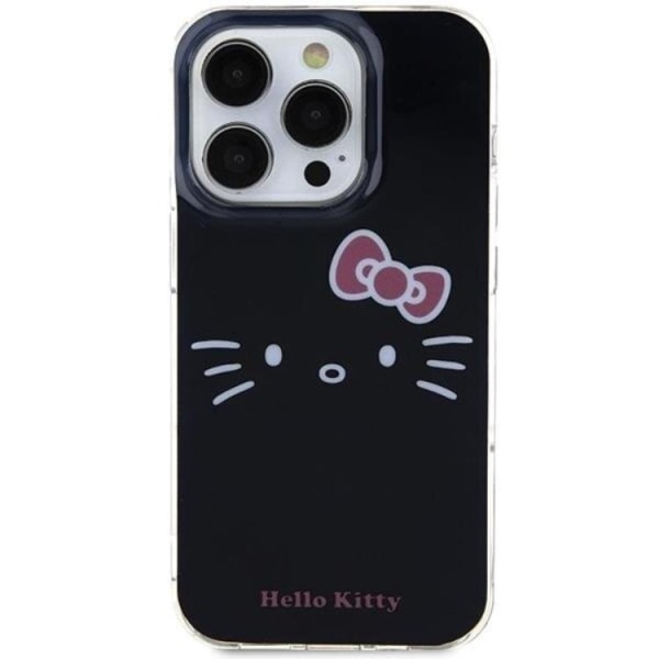 Hello Kitty iPhone 15 Pro Mobilskal IML Kitty Face - Svart