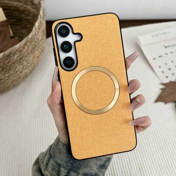 Mobilskal för Samsung Galaxy S26 Plus Magnetiskt TPU - Orange