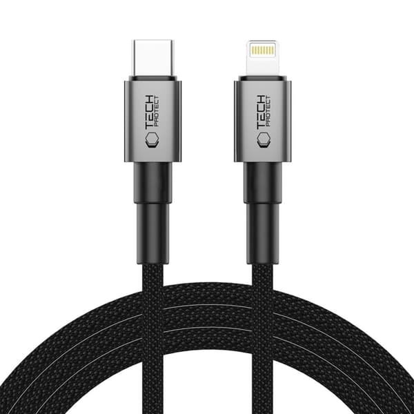 Tech-Protect USB-C til Lightning Kabel (2m) Ultraboost - Grå Grå