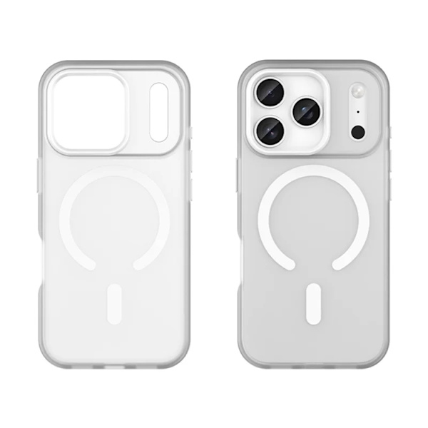 Mobilskal till iPhone 17 Pro Max MagSafe Matte Translucent - Vit Vit