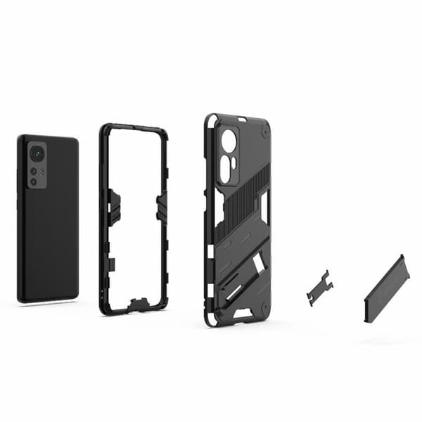 Kickstand Anti-Fall Cover Xiaomi 12 Pro - Rød Röd
