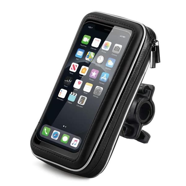Wozinsky Mobilholder Til Cykel, Motorcykel, Scootere - Sort Svart