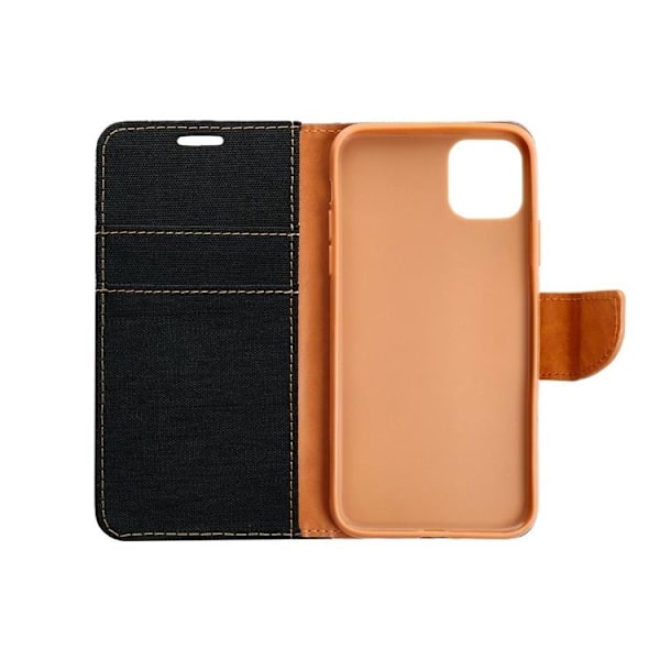 Xiaomi Redmi Note 13 Pro Plus Plånboksfodral Canvas - Svart