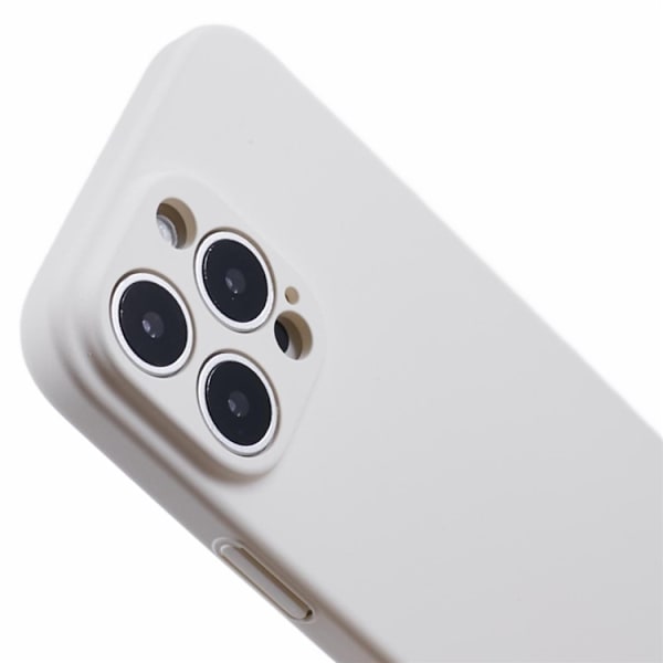 Mobilskal till iPhone 16 Pro Skin-Touch Rubberized PC - Vit Vit