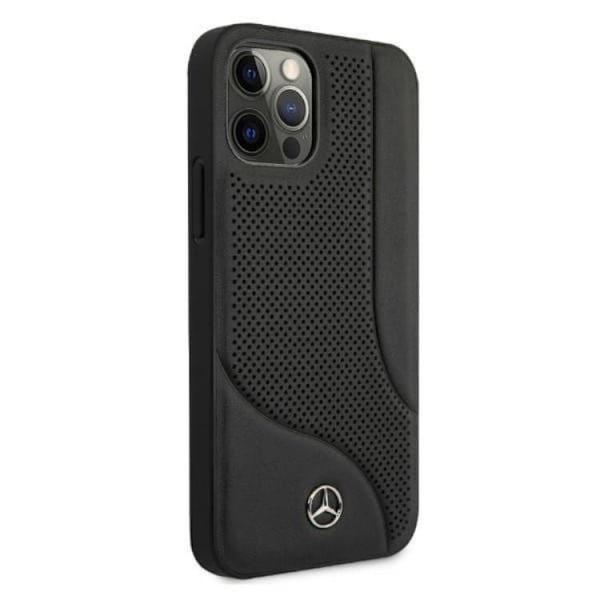 Mercedes iPhone 12 Pro Max Skal Läder - Svart Svart