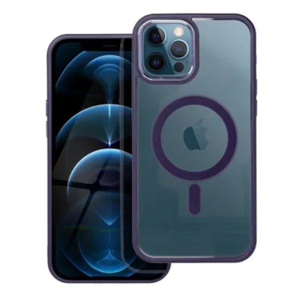 iPhone 12 Pro Max Mobilskal Magsafe Color Edge - Lila