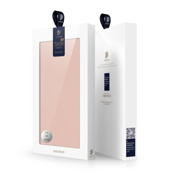 Dux Ducis Galaxy S23 FE lompakkokotelo Skin Pro - vaaleanpunainen