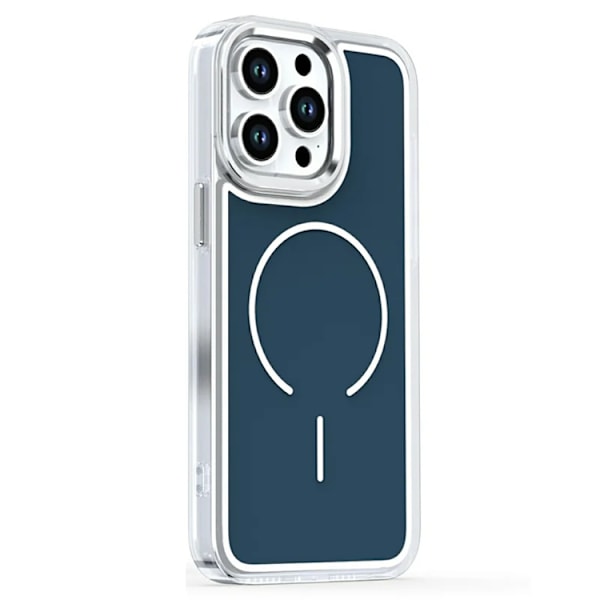 Mobilskal till iPhone 15 Pro Magsafe Electroplated - Blå Blå
