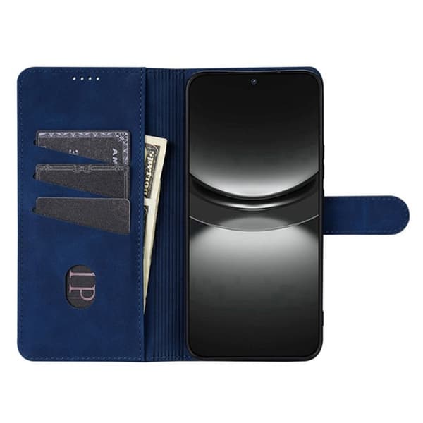 AZNS Samsung Galaxy S25 Edge Plånboksfodral Konstläder - Blå