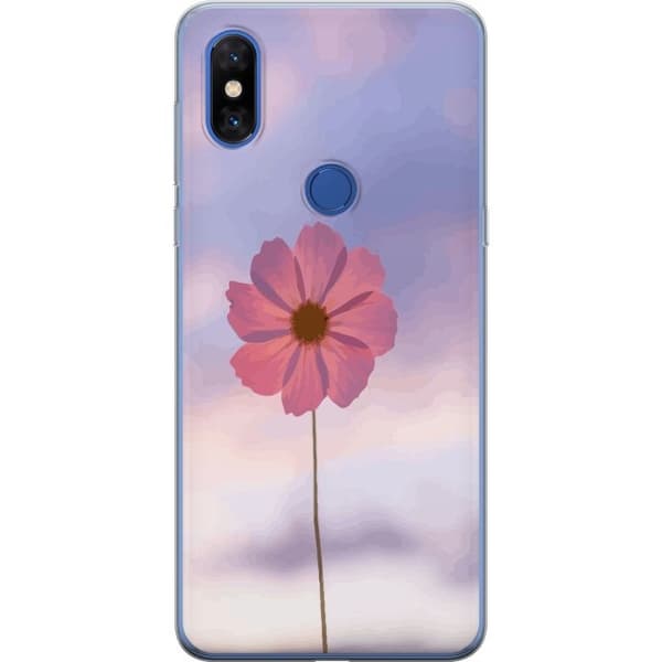Mobilcover til Xiaomi Mi Mix 3 med Rosa blomst