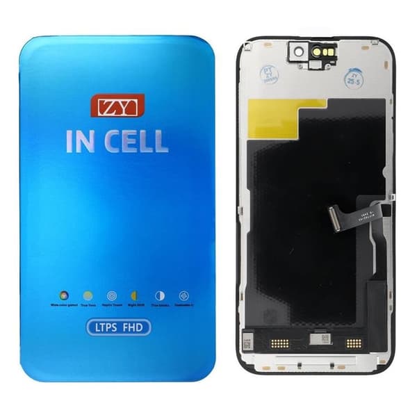iPhone 15 Pro Skärm med LCD-display ZY FFHD-900p Incell Byt IC Svart