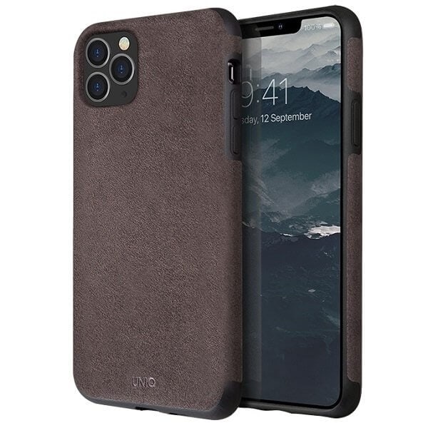 UNIQ Sueve skal iPhone 11 Pro Max taupe warm Grå grå