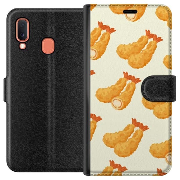 Pungcover til Samsung Galaxy A20e med Rejer