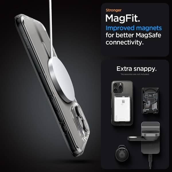 Spigen Mobilskal till iPhone 16 Pro MagSafe Ultra Hybrid - Vit Vit