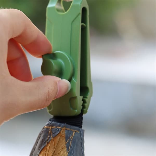 [5-pack] Utomhustält Presenning Vindtät Fast Spänne klämma - Röd